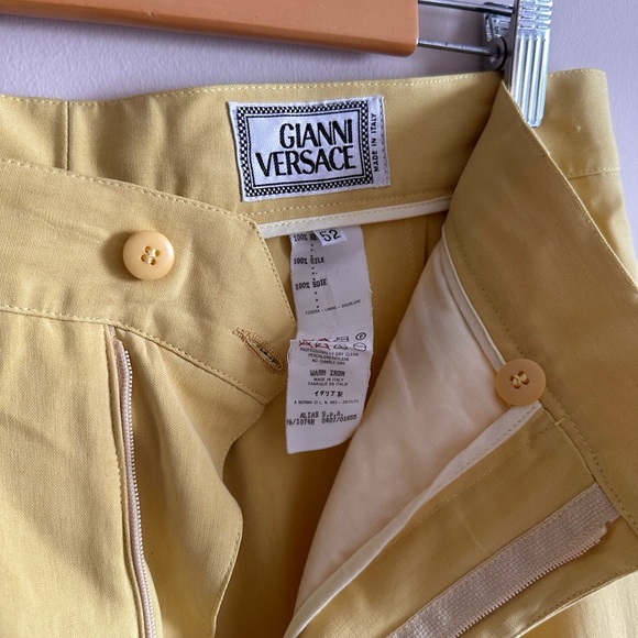 Vintage Gianni Versace Silk Pants - Picture 4 of 4